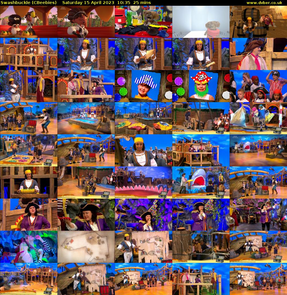 Swashbuckle (CBeebies) Saturday 15 April 2023 10:35 - 11:00