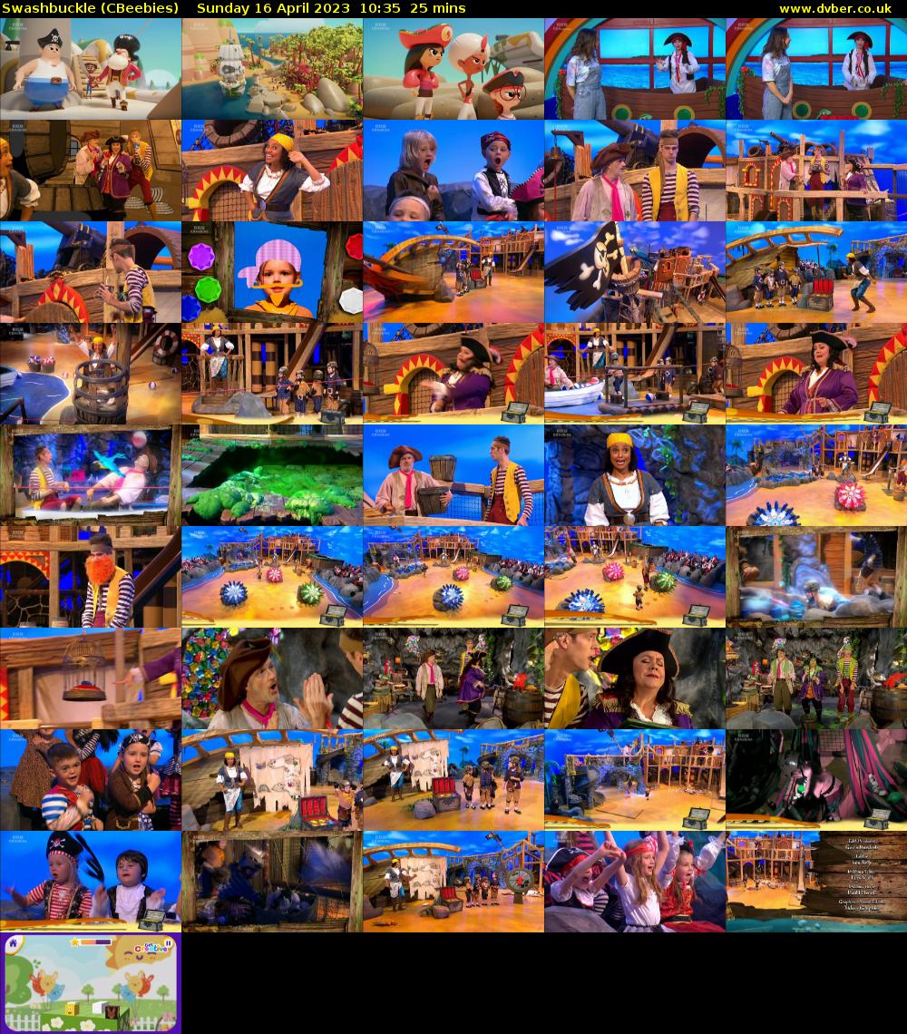 Swashbuckle (CBeebies) Sunday 16 April 2023 10:35 - 11:00