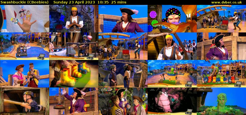 Swashbuckle (CBeebies) Sunday 23 April 2023 10:35 - 11:00