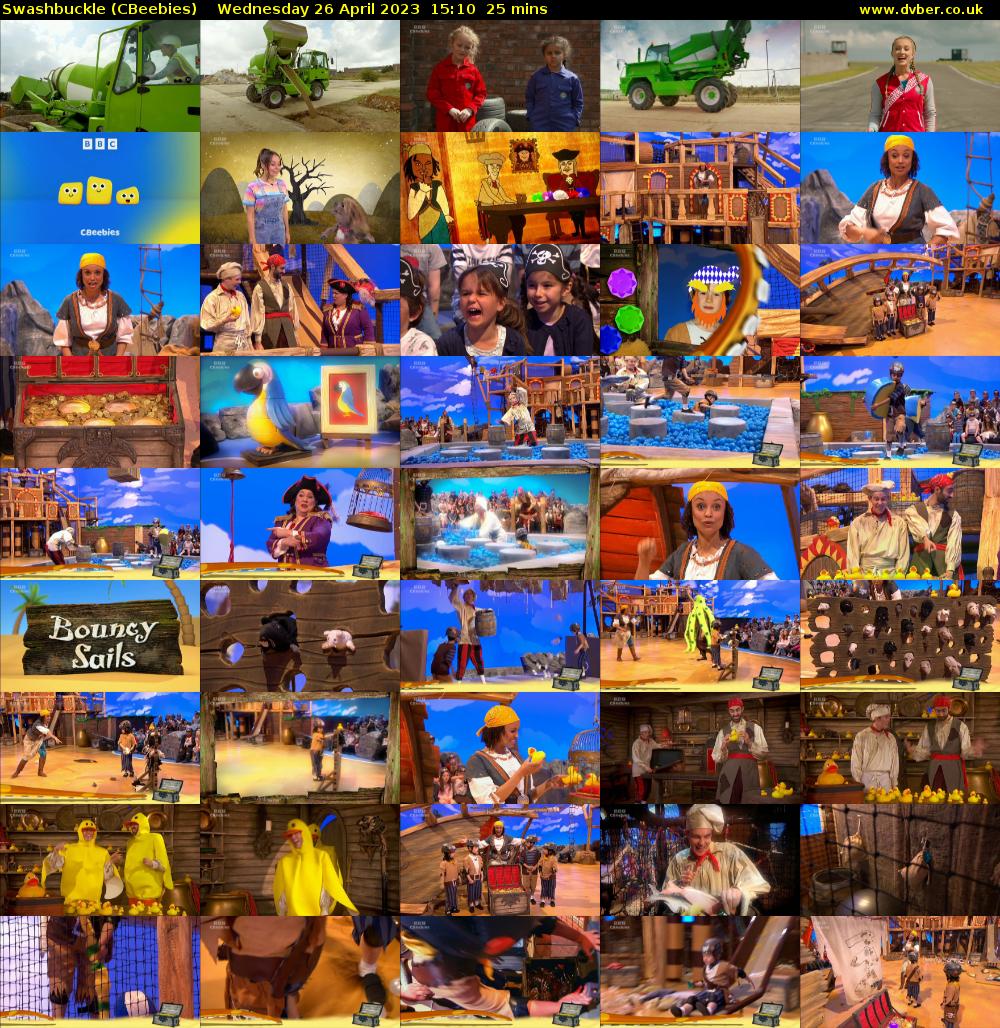 Swashbuckle (CBeebies) Wednesday 26 April 2023 15:10 - 15:35