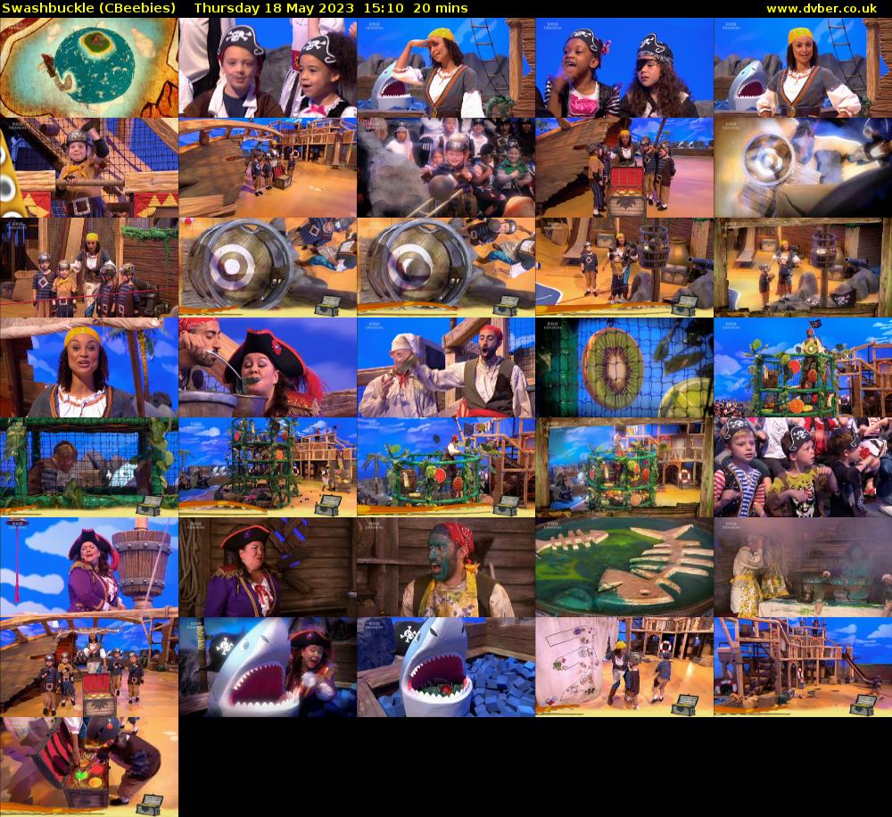 Swashbuckle (CBeebies) Thursday 18 May 2023 15:10 - 15:30