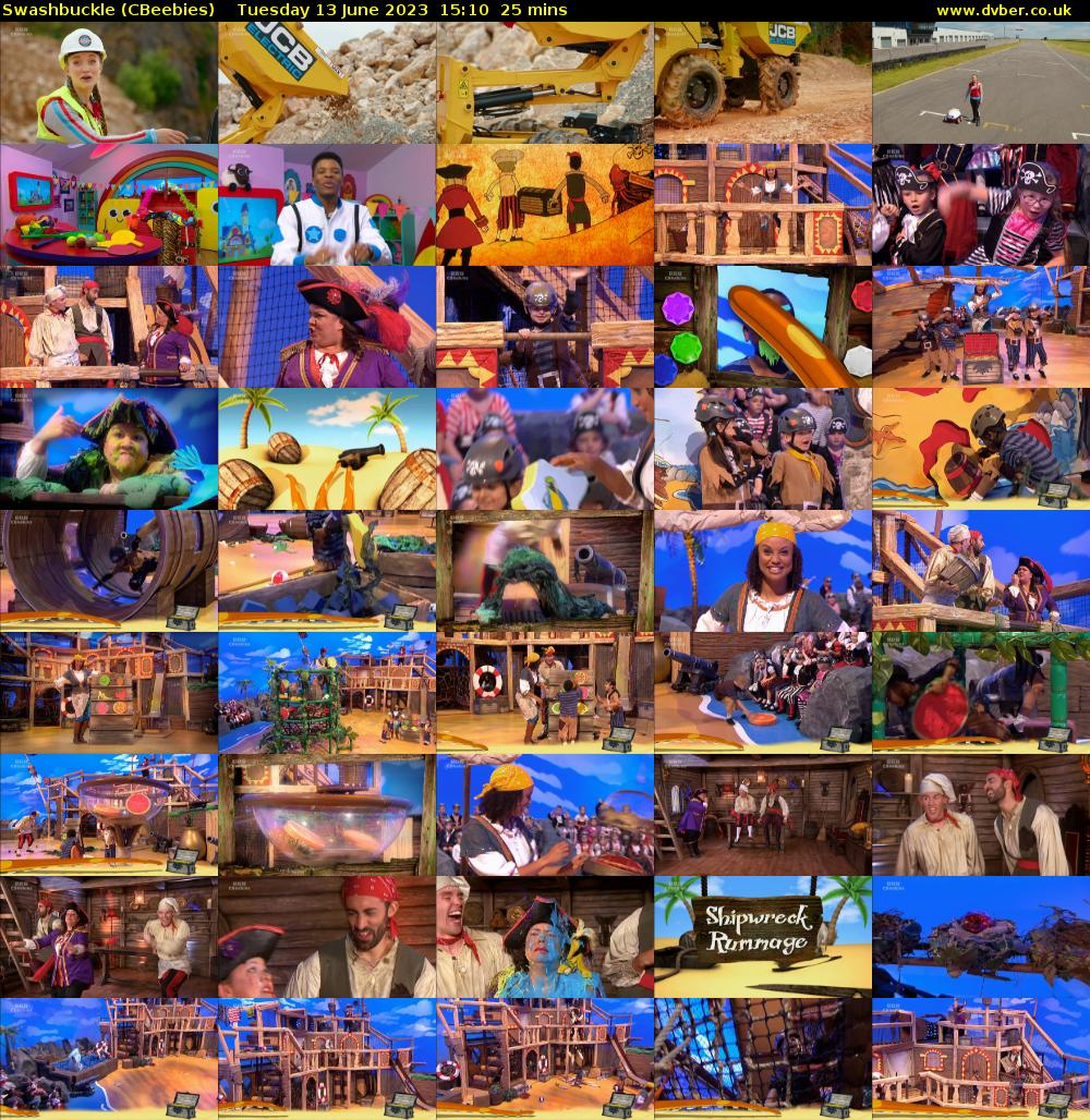 Swashbuckle (CBeebies) Tuesday 13 June 2023 15:10 - 15:35