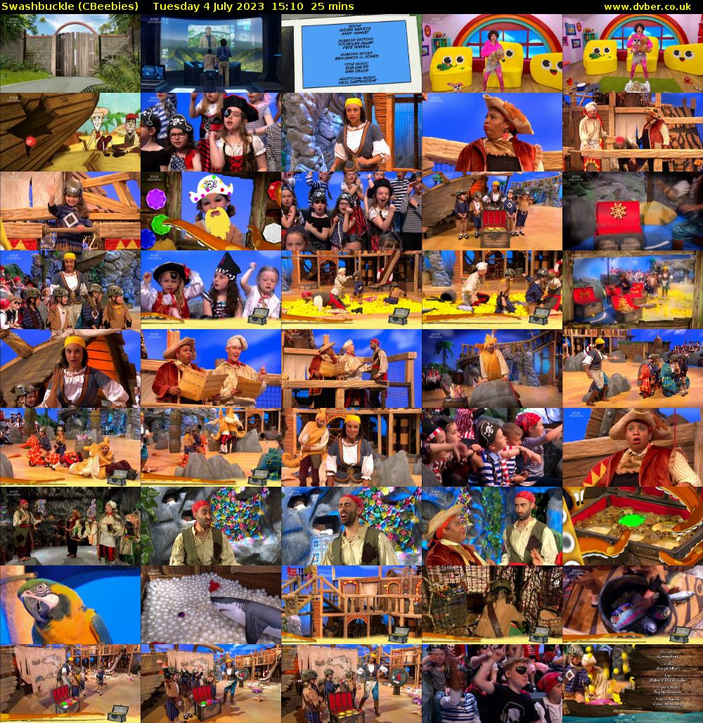 Swashbuckle (CBeebies) Tuesday 4 July 2023 15:10 - 15:35