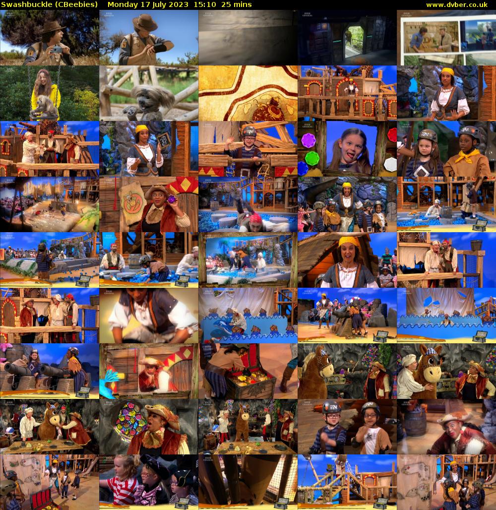 Swashbuckle (CBeebies) Monday 17 July 2023 15:10 - 15:35