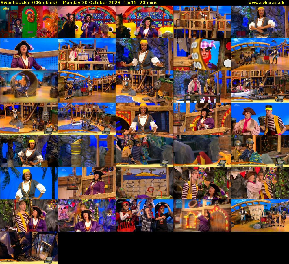 Swashbuckle (CBeebies) Monday 30 October 2023 15:15 - 15:35