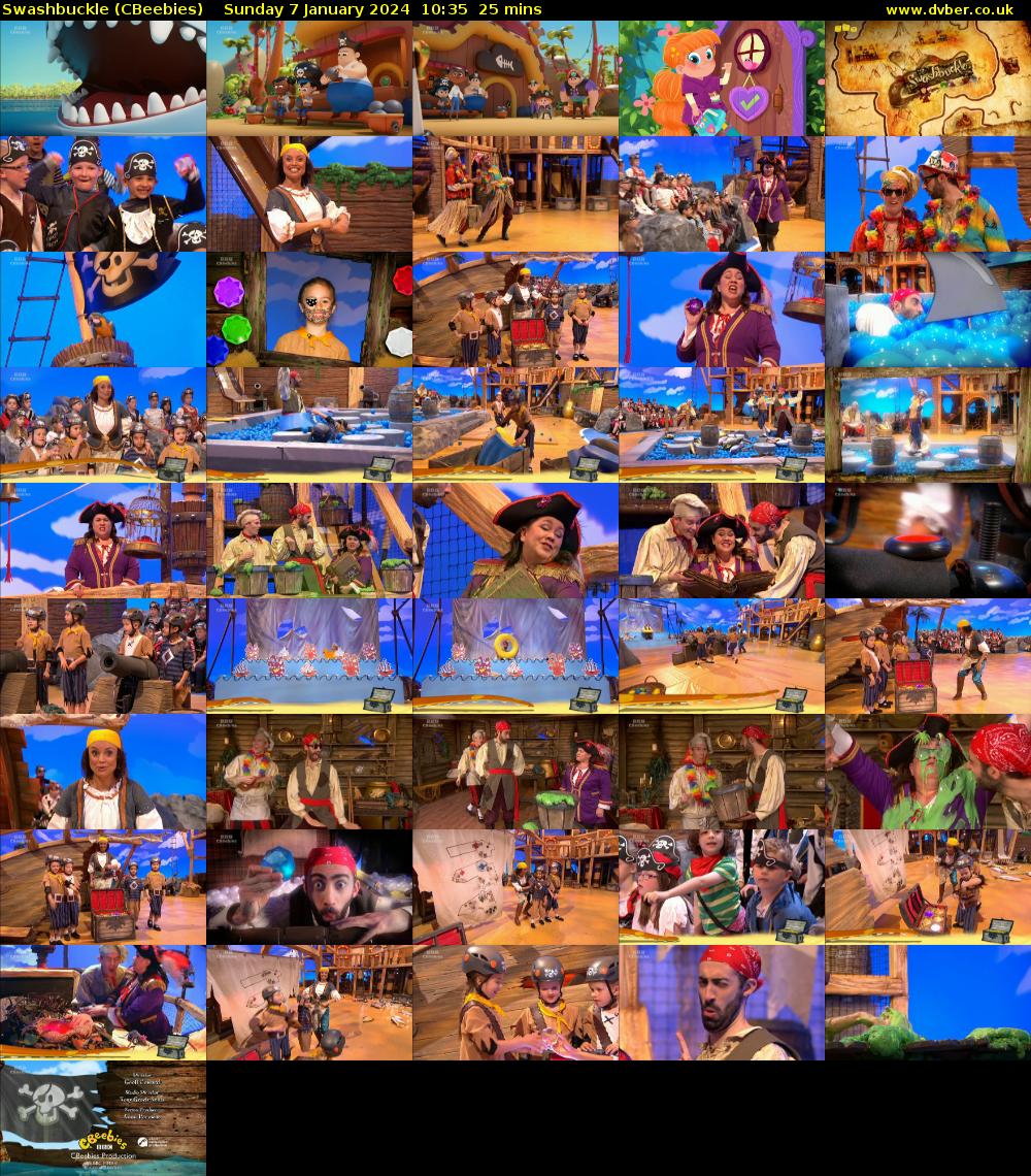 Swashbuckle (CBeebies) Sunday 7 January 2024 10:35 - 11:00