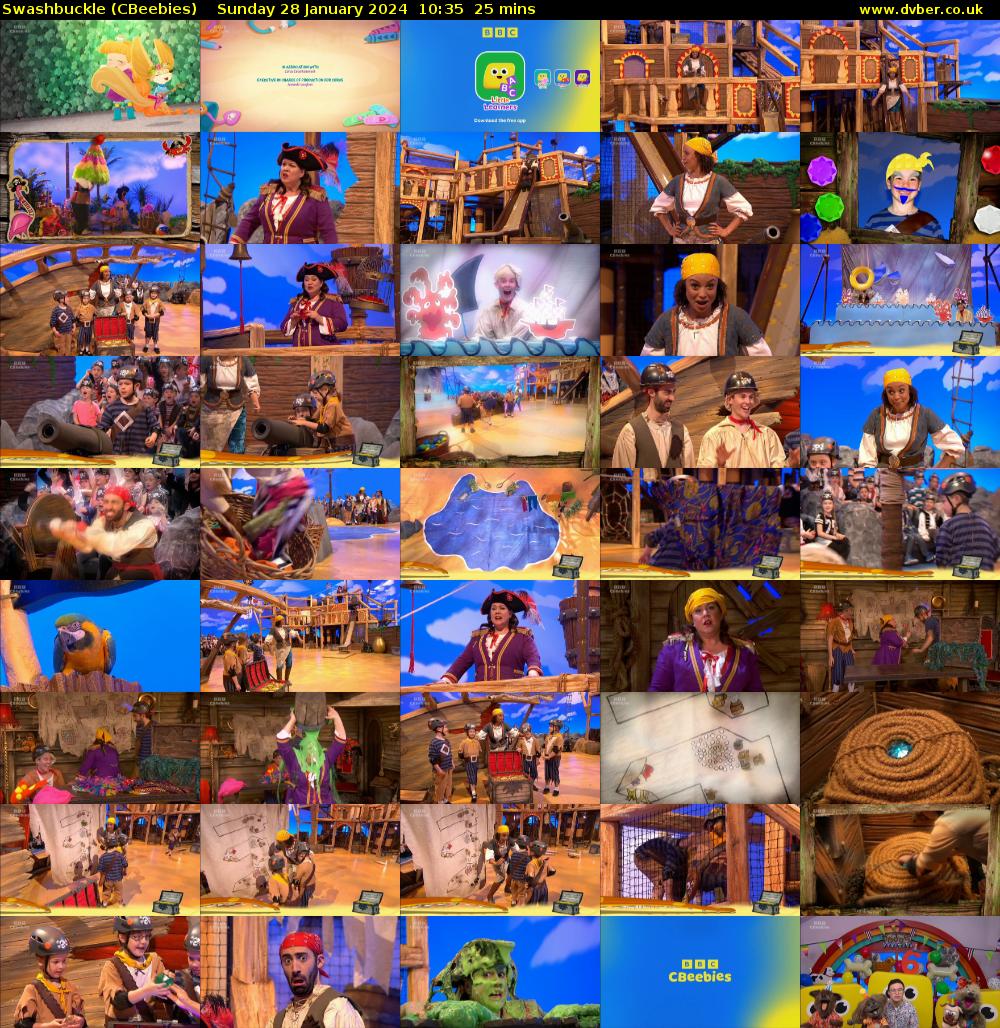 Swashbuckle (CBeebies) Sunday 28 January 2024 10:35 - 11:00