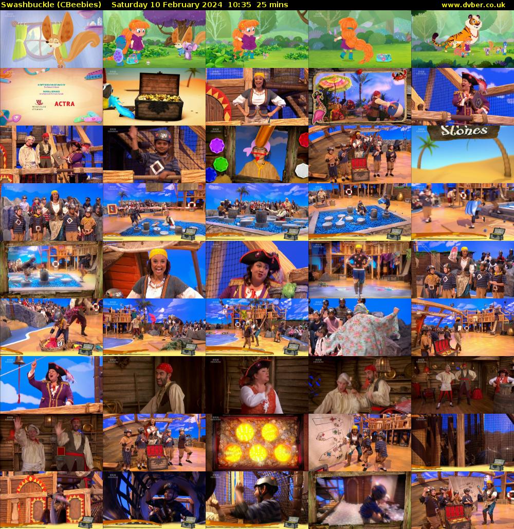 Swashbuckle (CBeebies) Saturday 10 February 2024 10:35 - 11:00