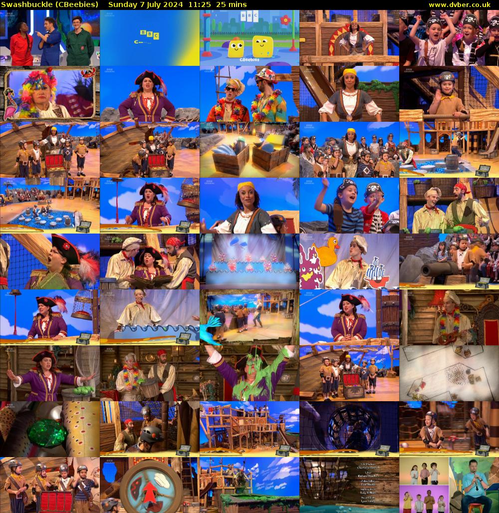 Swashbuckle (CBeebies) Sunday 7 July 2024 11:25 - 11:50