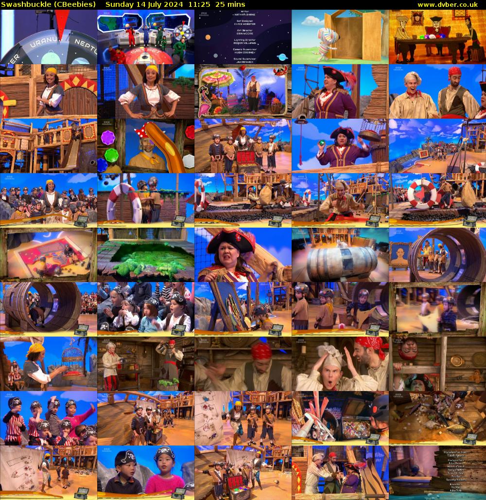 Swashbuckle (CBeebies) Sunday 14 July 2024 11:25 - 11:50