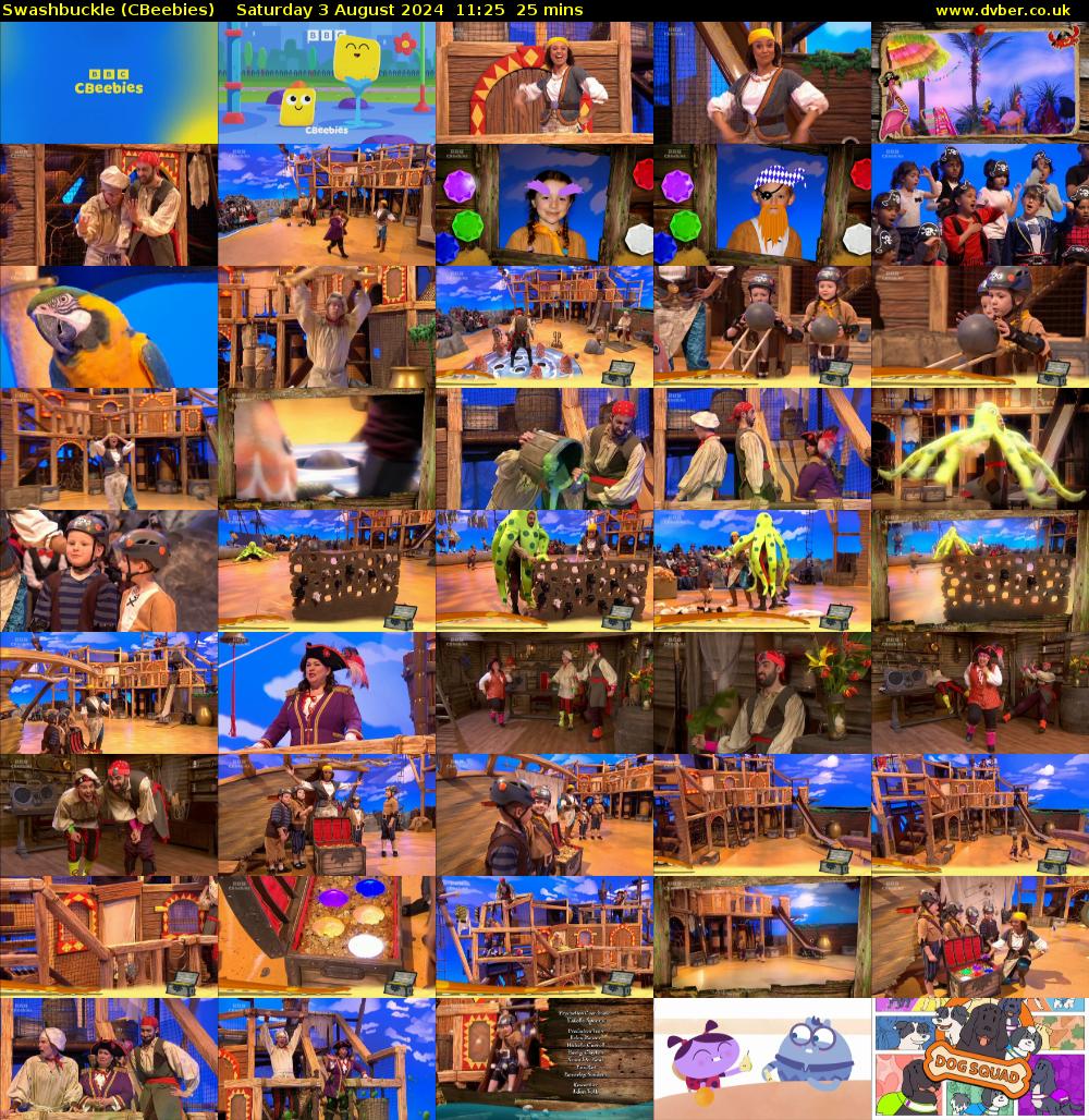 Swashbuckle (CBeebies) Saturday 3 August 2024 11:25 - 11:50