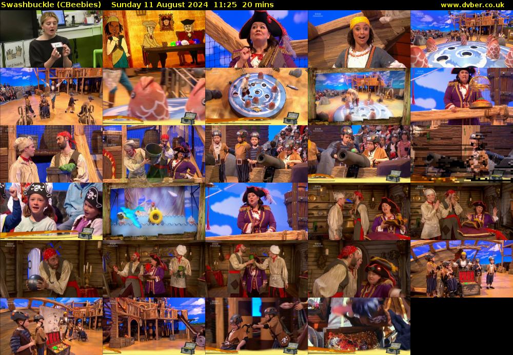 Swashbuckle (CBeebies) Sunday 11 August 2024 11:25 - 11:45
