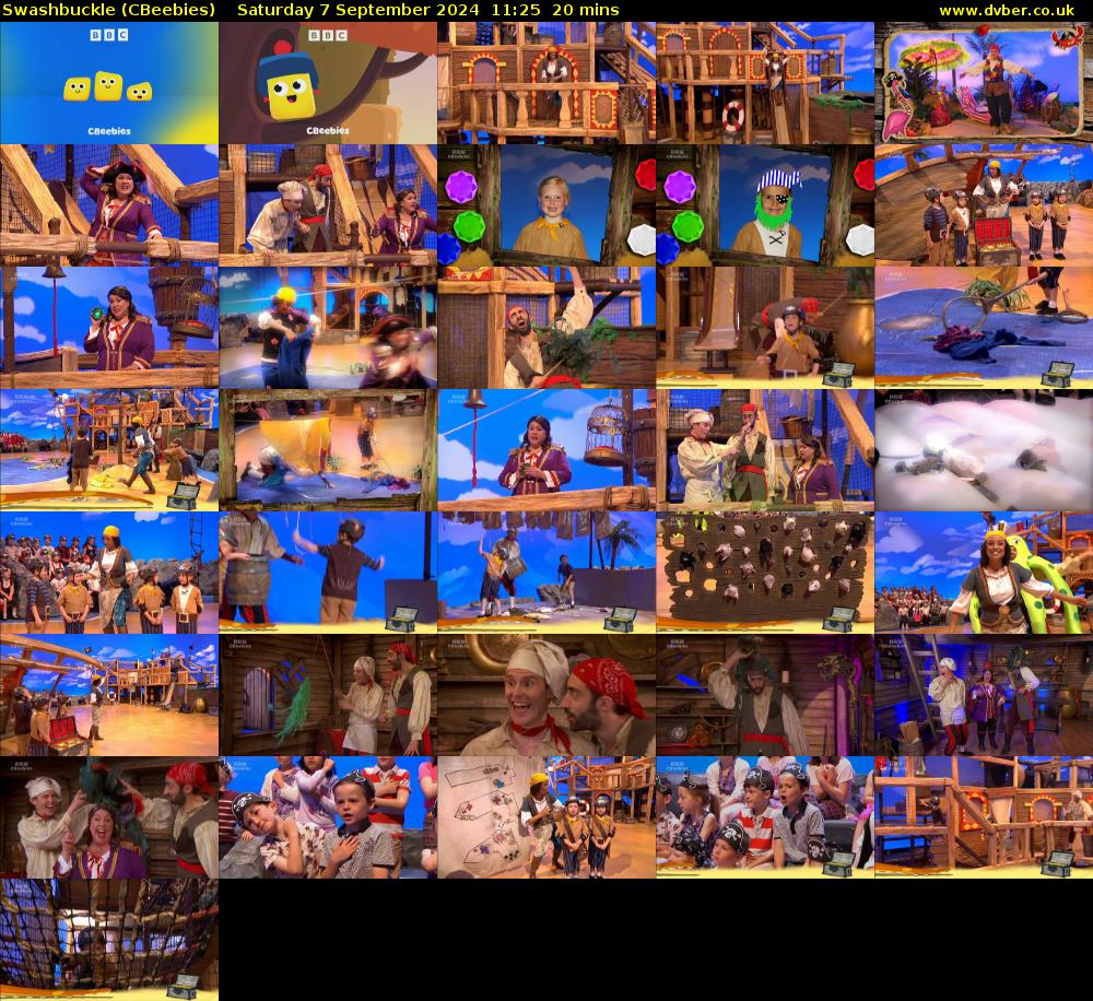 Swashbuckle (CBeebies) Saturday 7 September 2024 11:25 - 11:45