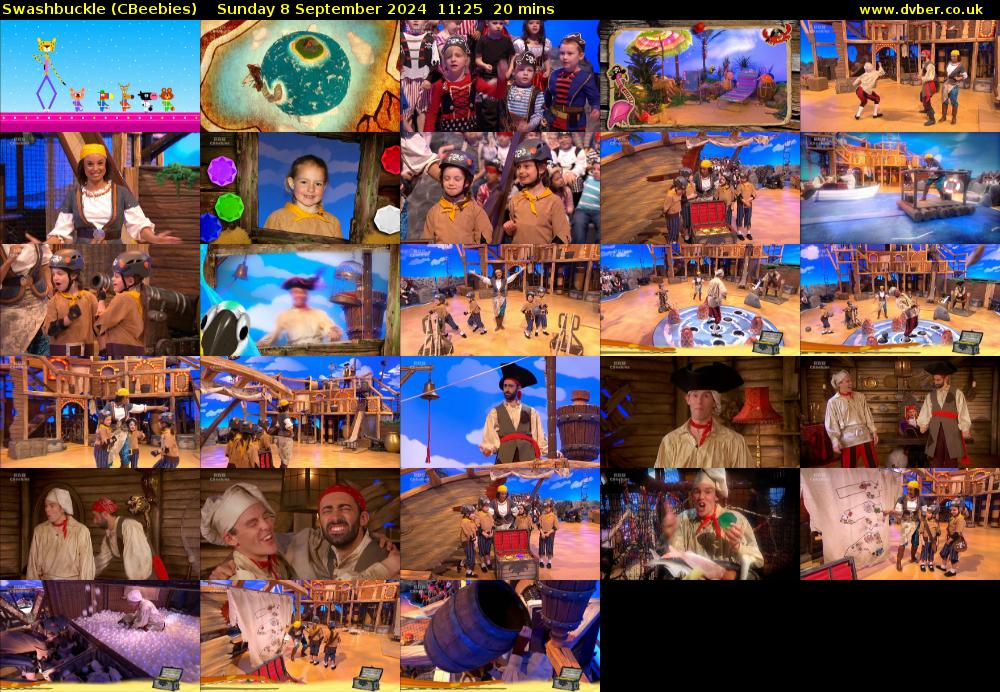 Swashbuckle (CBeebies) Sunday 8 September 2024 11:25 - 11:45