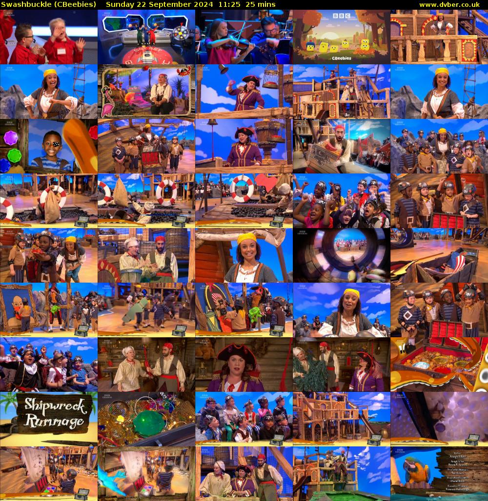 Swashbuckle (CBeebies) Sunday 22 September 2024 11:25 - 11:50