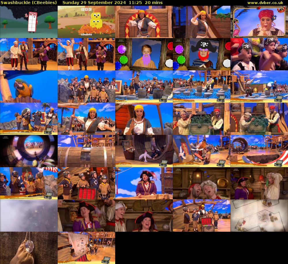 Swashbuckle (CBeebies) Sunday 29 September 2024 11:25 - 11:45