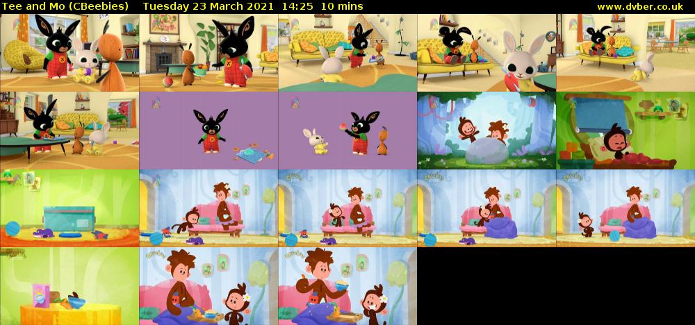 Tee and Mo (CBeebies) Tuesday 23 March 2021 14:25 - 14:35