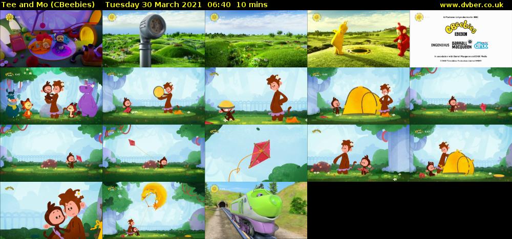 Tee and Mo (CBeebies) Tuesday 30 March 2021 06:40 - 06:50