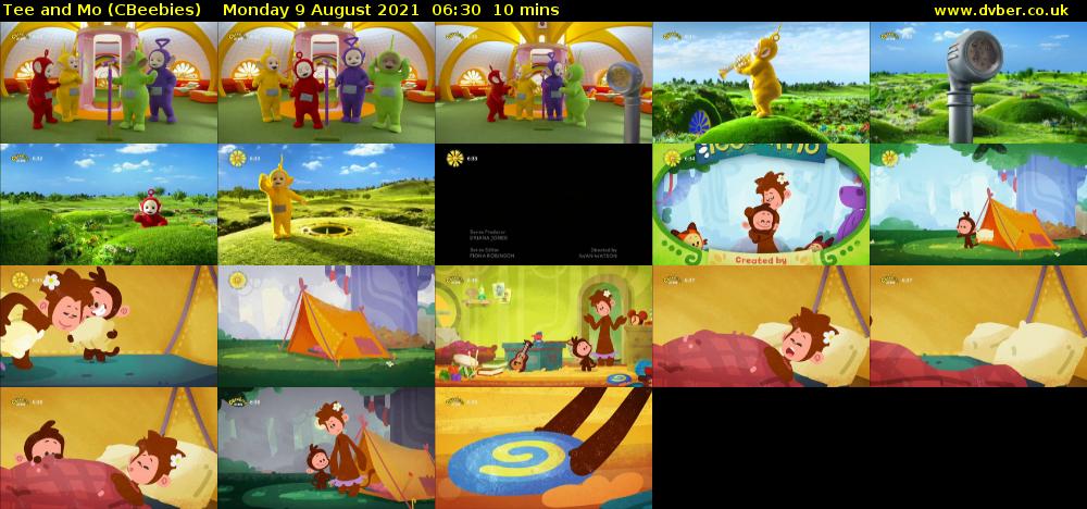 Tee and Mo (CBeebies) Monday 9 August 2021 06:30 - 06:40