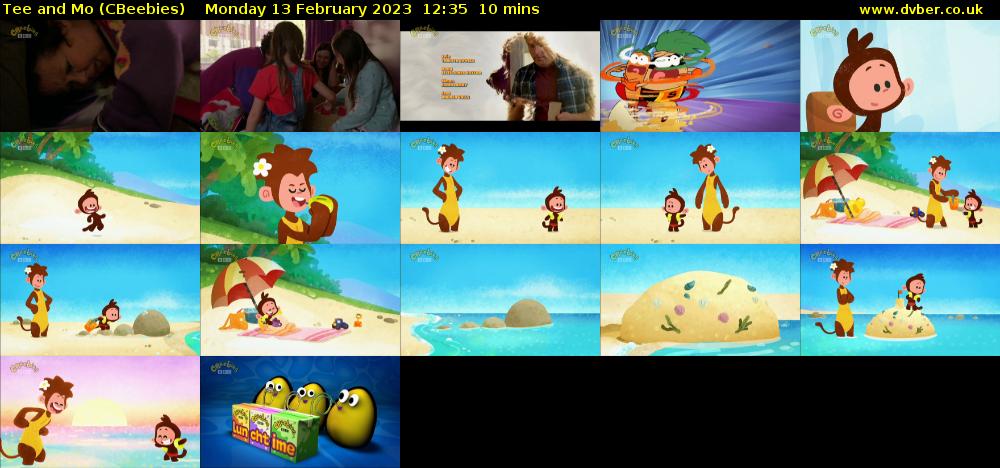 Tee and Mo (CBeebies) Monday 13 February 2023 12:35 - 12:45