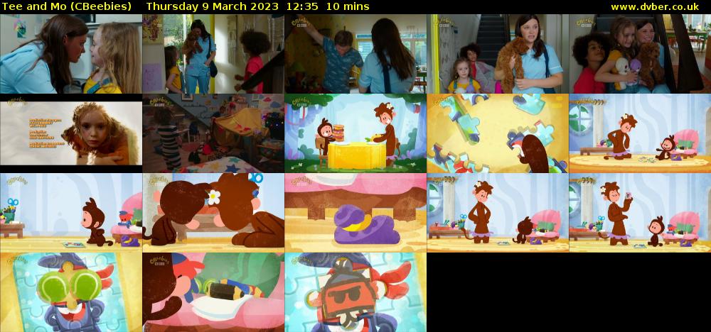 Tee and Mo (CBeebies) Thursday 9 March 2023 12:35 - 12:45