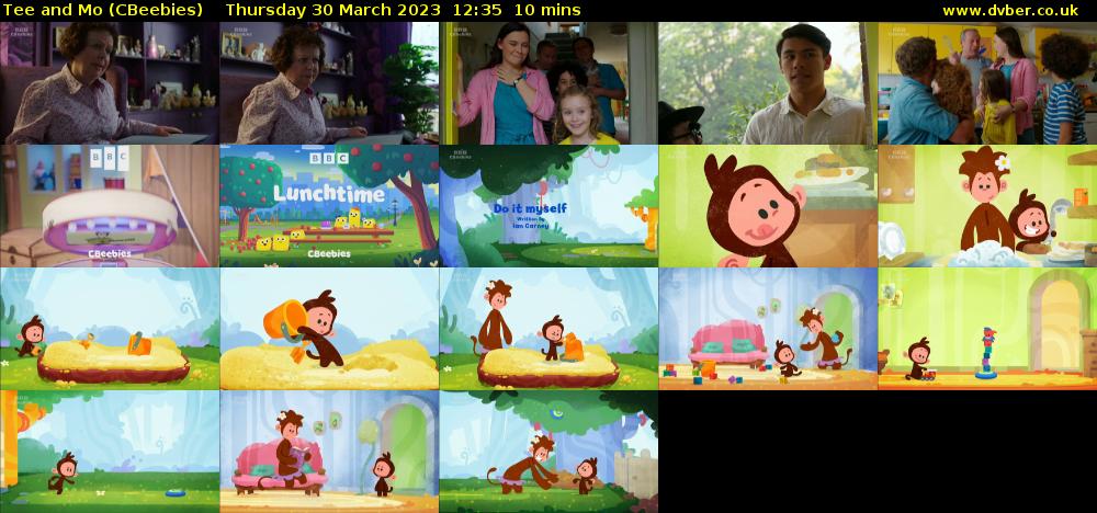 Tee and Mo (CBeebies) Thursday 30 March 2023 12:35 - 12:45