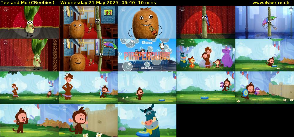 Tee and Mo (CBeebies) Wednesday 21 May 2025 06:40 - 06:50