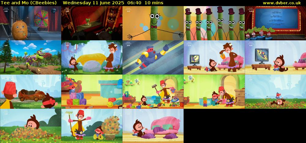 Tee and Mo (CBeebies) Wednesday 11 June 2025 06:40 - 06:50