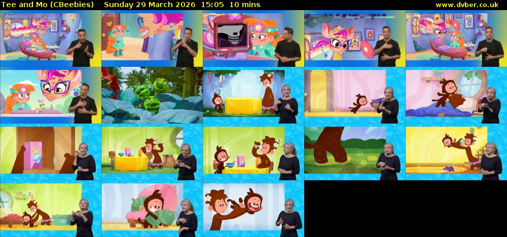 Tee and Mo (CBeebies) Sunday 29 March 2026 15:05 - 15:15