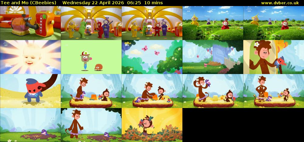 Tee and Mo (CBeebies) Wednesday 22 April 2026 06:25 - 06:35
