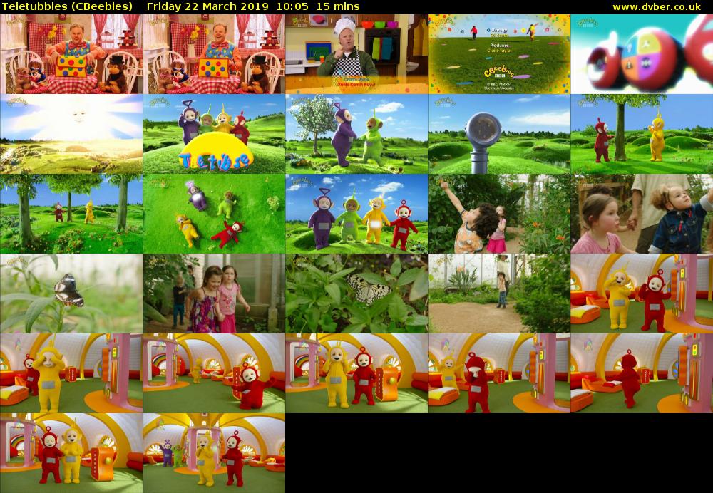 Teletubbies (CBeebies) Friday 22 March 2019 10:05 - 10:20