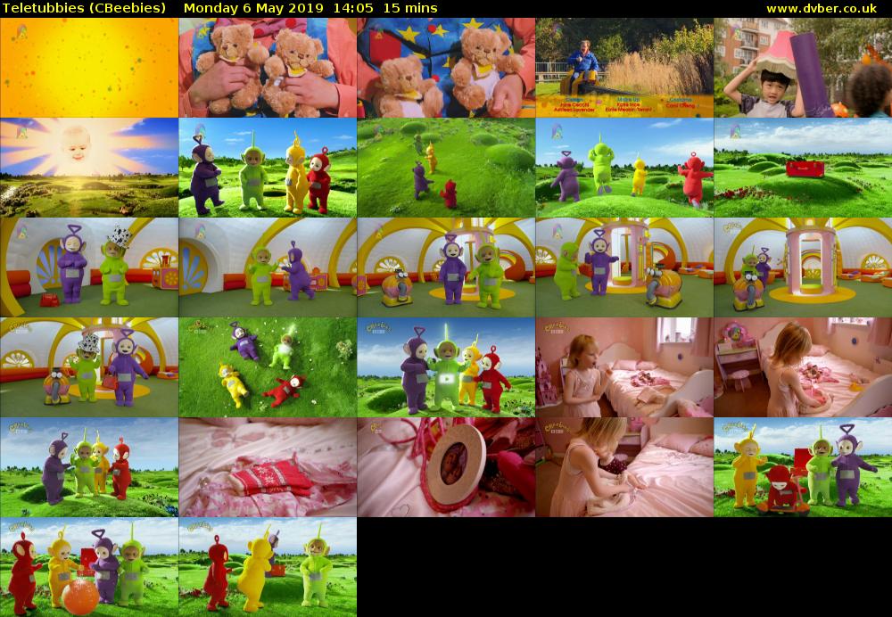 Teletubbies (CBeebies) Monday 6 May 2019 14:05 - 14:20