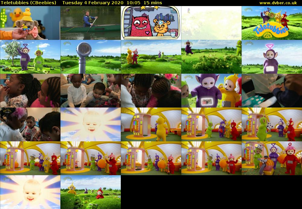 Teletubbies (CBeebies) Tuesday 4 February 2020 10:05 - 10:20