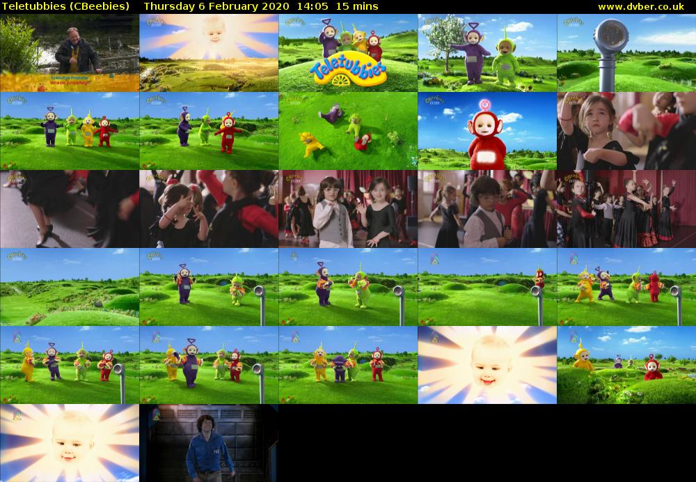 Teletubbies (CBeebies) Thursday 6 February 2020 14:05 - 14:20