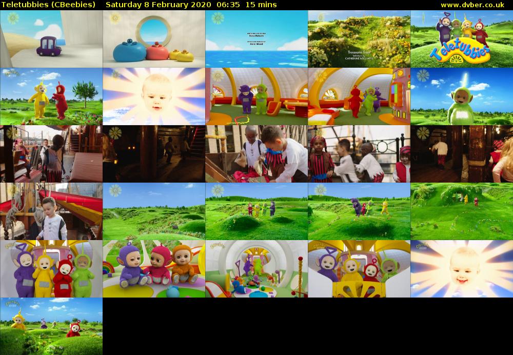 Teletubbies (CBeebies) Saturday 8 February 2020 06:35 - 06:50