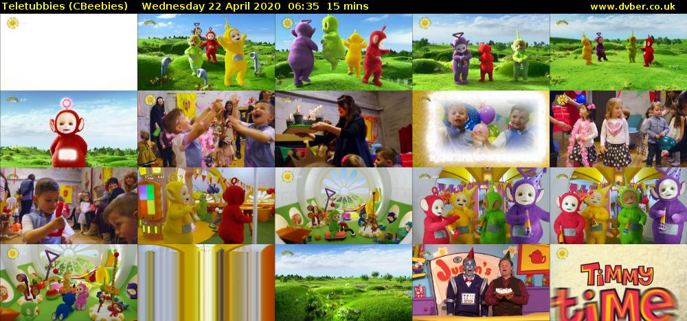 Teletubbies (CBeebies) Wednesday 22 April 2020 06:35 - 06:50