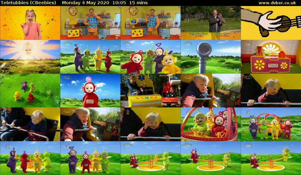 Teletubbies (CBeebies) Monday 4 May 2020 10:05 - 10:20