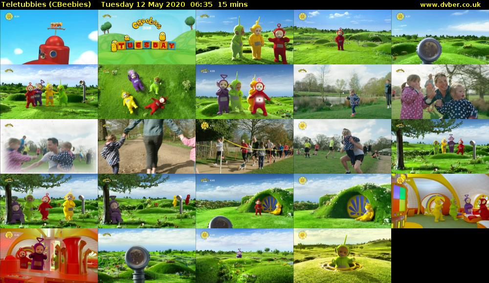 Teletubbies (CBeebies) Tuesday 12 May 2020 06:35 - 06:50