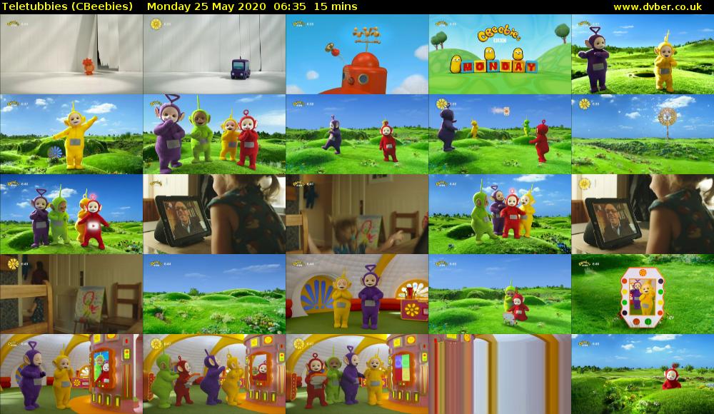 Teletubbies (CBeebies) Monday 25 May 2020 06:35 - 06:50