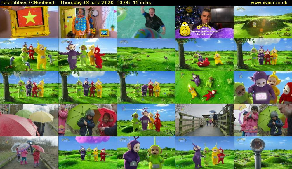 Teletubbies (CBeebies) Thursday 18 June 2020 10:05 - 10:20