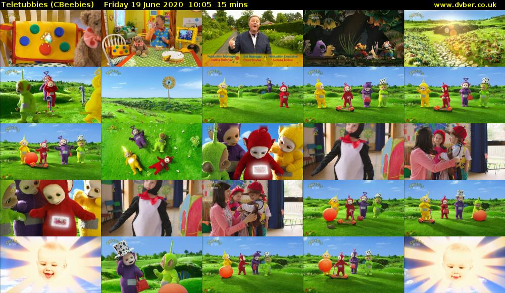 Teletubbies (CBeebies) Friday 19 June 2020 10:05 - 10:20
