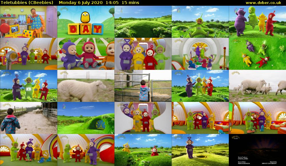 Teletubbies (CBeebies) Monday 6 July 2020 14:05 - 14:20
