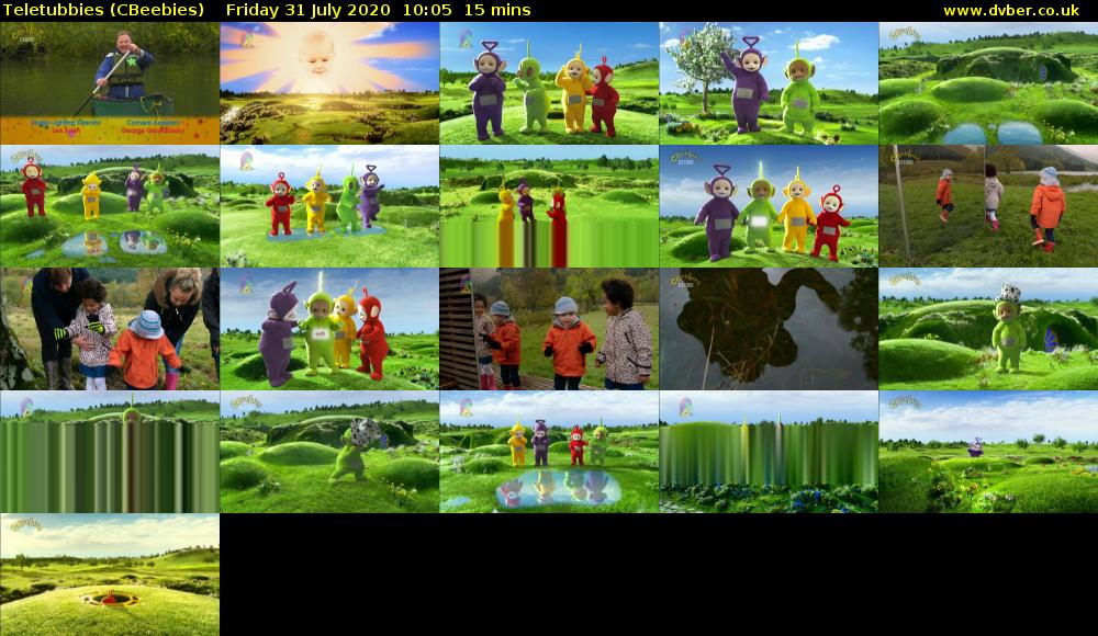 Teletubbies (CBeebies) Friday 31 July 2020 10:05 - 10:20