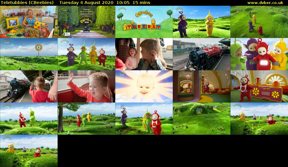 Teletubbies (CBeebies) Tuesday 4 August 2020 10:05 - 10:20