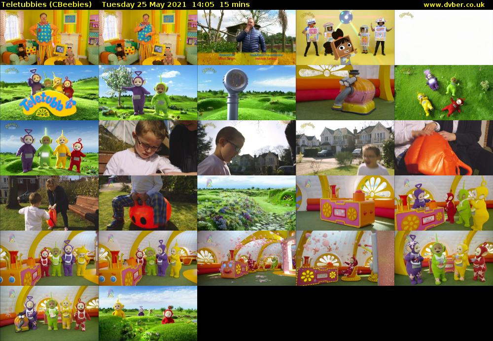 Teletubbies (CBeebies) Tuesday 25 May 2021 14:05 - 14:20