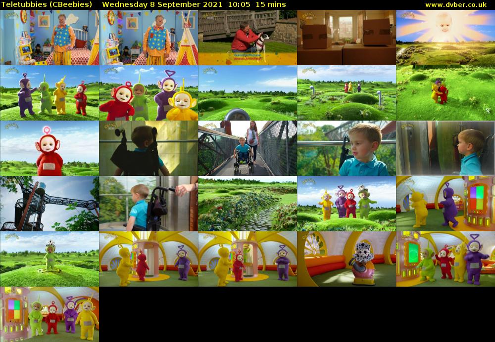 Teletubbies (CBeebies) Wednesday 8 September 2021 10:05 - 10:20