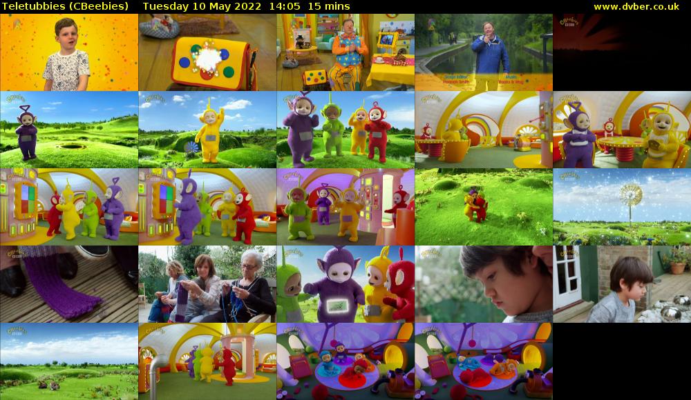 Teletubbies (CBeebies) Tuesday 10 May 2022 14:05 - 14:20