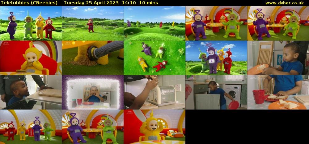 Teletubbies (CBeebies) Tuesday 25 April 2023 14:10 - 14:20