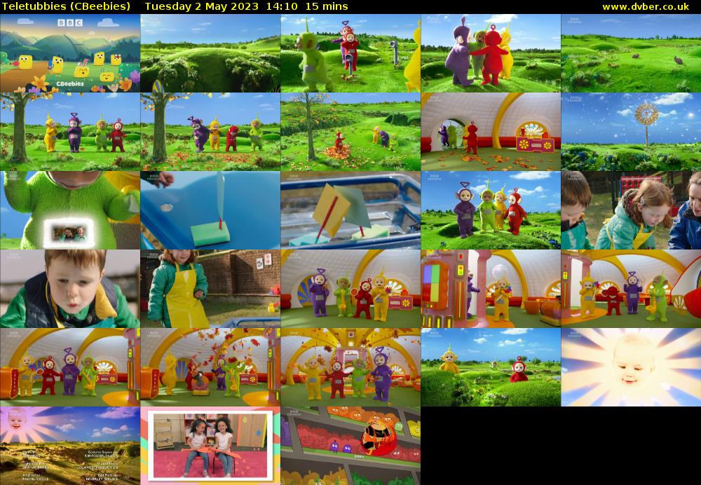 Teletubbies (CBeebies) Tuesday 2 May 2023 14:10 - 14:25