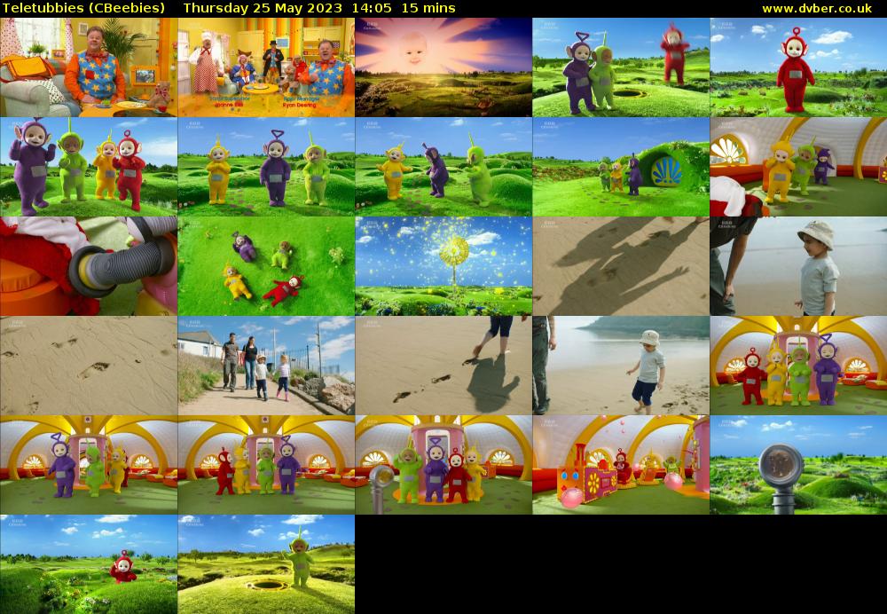 Teletubbies (CBeebies) Thursday 25 May 2023 14:05 - 14:20